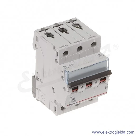 Wyłącznik nadprądowy S303 C 20 3P 6kA AC TX3 Wyłącznik nadprądowy S303 C 20 3P 6kA AC TX3