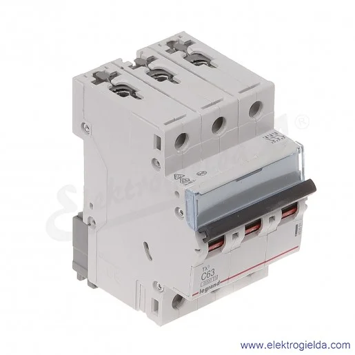 Wyłącznik nadprądowy S303 C 63 3P 6kA AC TX3 Wyłącznik nadprądowy S303 C 63 3P 6kA AC TX3