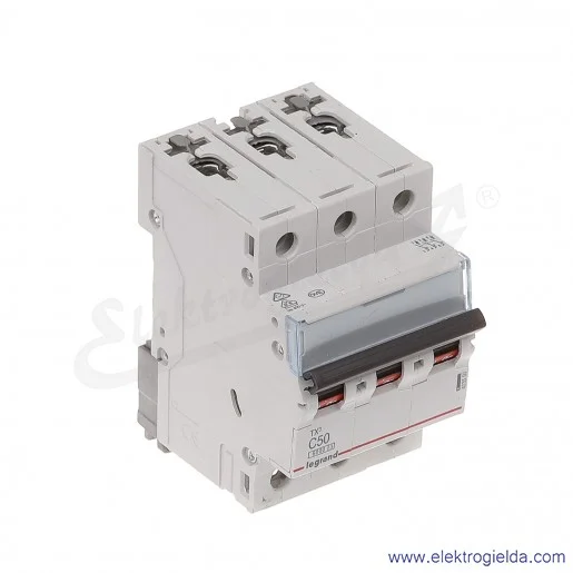 Wyłącznik nadprądowy S303 C 50 3P 6kA AC TX3 Wyłącznik nadprądowy S303 C 50 3P 6kA AC TX3