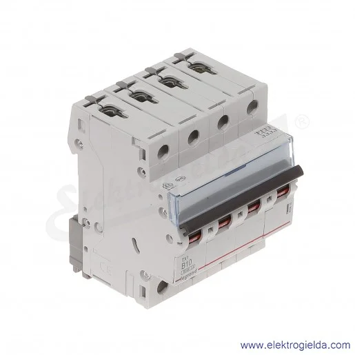 Wyłącznik nadprądowy S304 B 10 4P 6kA AC TX3 Wyłącznik nadprądowy S304 B 10 4P 6kA AC TX3