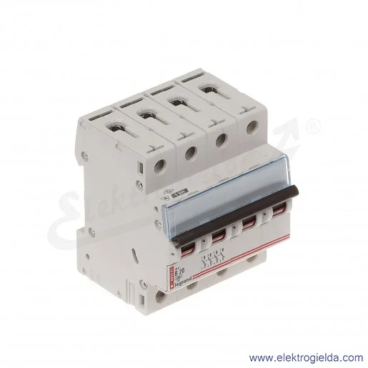 Wyłącznik nadprądowy S304 B 20 4P 6kA AC TX3 Wyłącznik nadprądowy S304 B 20 4P 6kA AC TX3