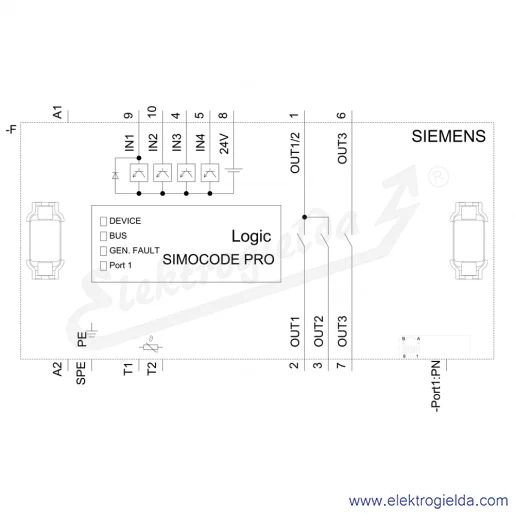 Schemat obwodu Schemat obwodu