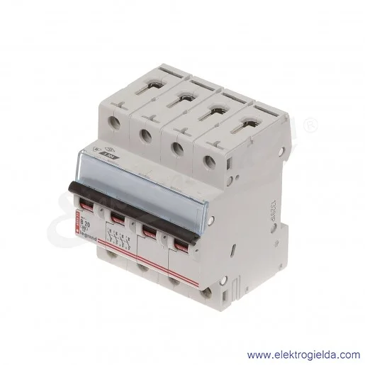 Wyłącznik nadprądowy S304 B 20 4P 6kA AC TX3 Wyłącznik nadprądowy S304 B 20 4P 6kA AC TX3