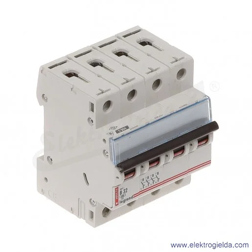 Wyłącznik nadprądowy S304 B 32 4P 6kA AC TX3 Wyłącznik nadprądowy S304 B 32 4P 6kA AC TX3