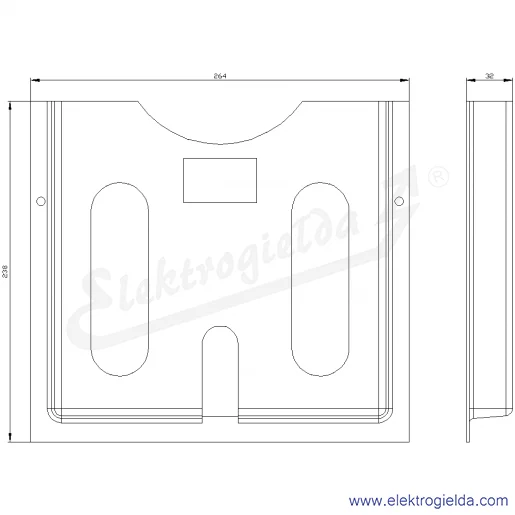Rysunek wymiarowy Rysunek wymiarowy