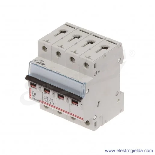 Wyłącznik nadprądowy S304 B 32 4P 6kA AC TX3 Wyłącznik nadprądowy S304 B 32 4P 6kA AC TX3