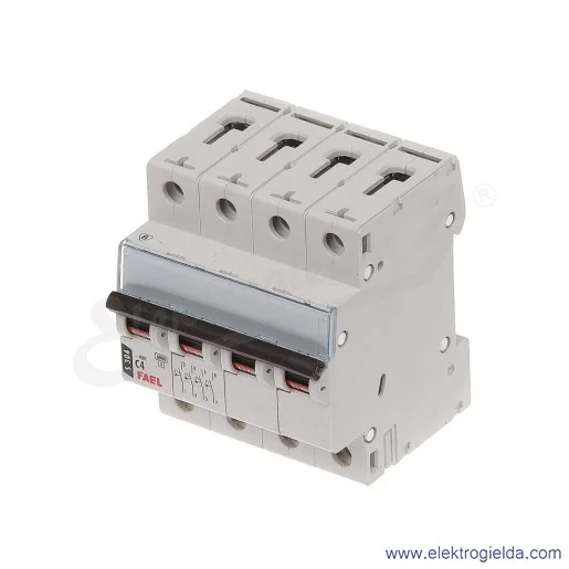 Wyłącznik nadprądowy S304 C 4 4P 6kA AC TX3 Wyłącznik nadprądowy S304 C 4 4P 6kA AC TX3