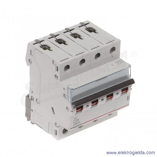 Wyłącznik nadprądowy S304 C 20 4P 6kA AC TX3 Wyłącznik nadprądowy S304 C 20 4P 6kA AC TX3