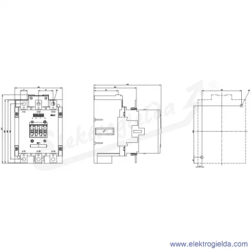 Rysunek wymiarowy Rysunek wymiarowy