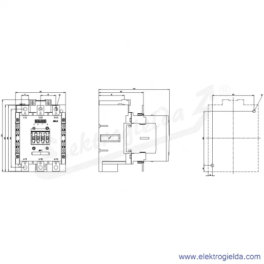 Rysunek wymiarowy Rysunek wymiarowy