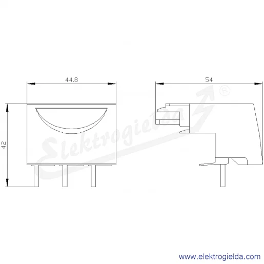 Rysunek wymiarowy Rysunek wymiarowy