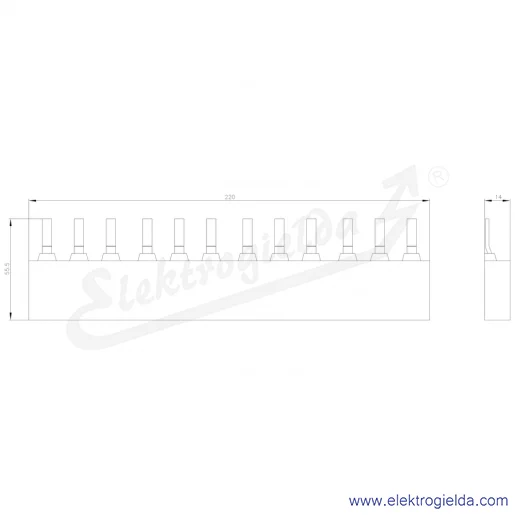 Rysunek wymiarowy Rysunek wymiarowy