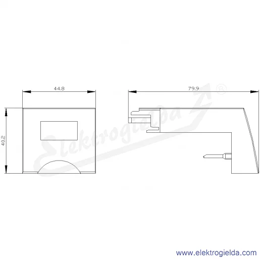 Rysunek wymiarowy Rysunek wymiarowy