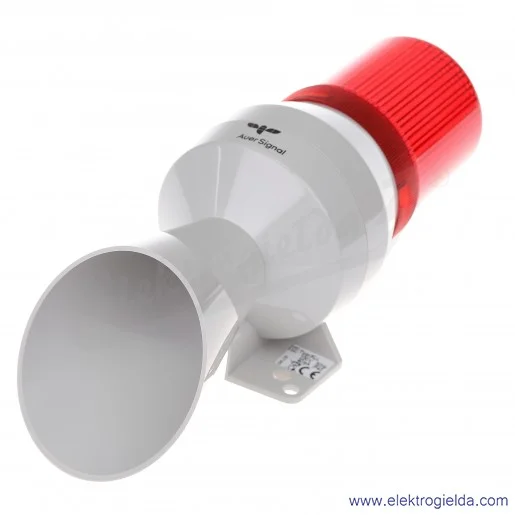 Sygnalizator świetlno-dźwiękowy 710112113, KLL, czerwony, 230VAC