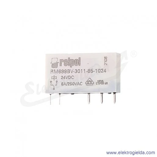 Przekaźnik miniaturowy RM699BV-3011-85-1024 1P 24VDC do gniazd i obwodów drukowanych