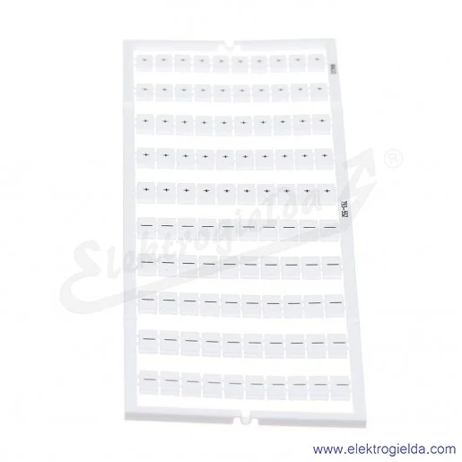 793-552 -, + (po 50szt), nadruk poziomy, szerokość 5mm do złączek 2002-xxxx Tabliczka z oznacznikami WMB 793-552 -, + (po 50szt), nadruk poziomy, szerokość 5mm do złączek 2002-xxxx Tabliczka z oznacznikami WMB