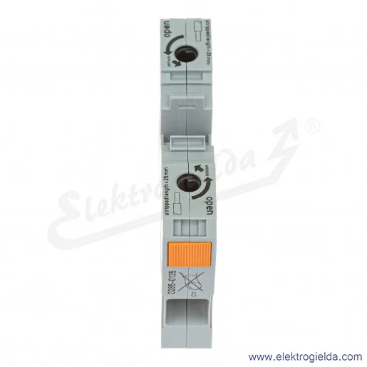 Złączka przelotowa 285-135 35mm2, szara, 2-przewodowa Złączka przelotowa 285-135 35mm2, szara, 2-przewodowa