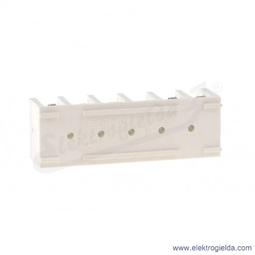 Złączka gwintowa LZB 10 6-torowa poliamidowa z podkładką zapobiegającą przecinaniu przewodów Złączka gwintowa LZB 10 6-torowa poliamidowa z podkładką zapobiegającą przecinaniu przewodów