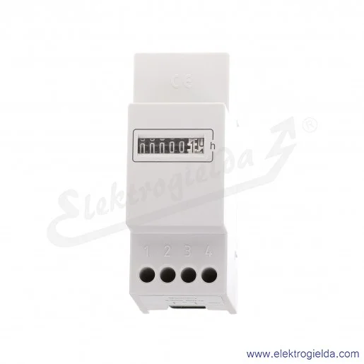 Licznik godzin 0.170.000.075 SH17 /230VAC na szynę TS35, zakres zliczania do 99999,99h Licznik godzin 0.170.000.075 SH17 /230VAC na szynę TS35, zakres zliczania do 99999,99h