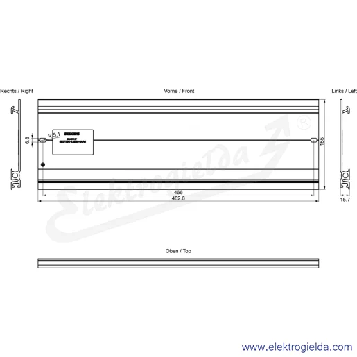 Rysunek wymiarowy Rysunek wymiarowy