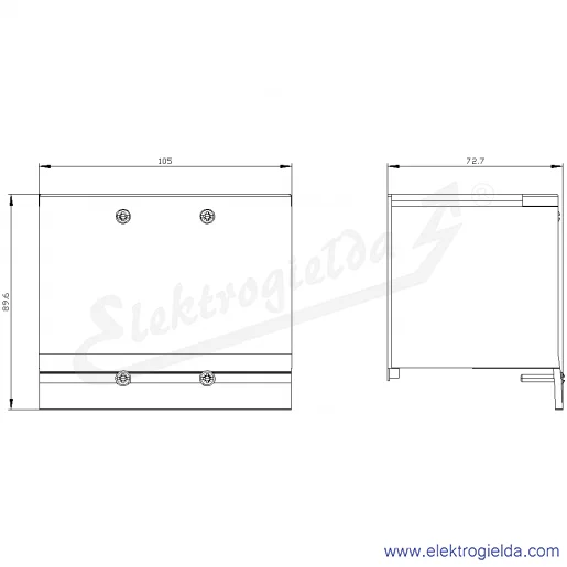 Rysunek wymiarowy Rysunek wymiarowy