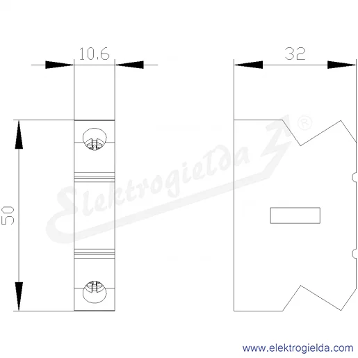 Rysunek wymiarowy Rysunek wymiarowy