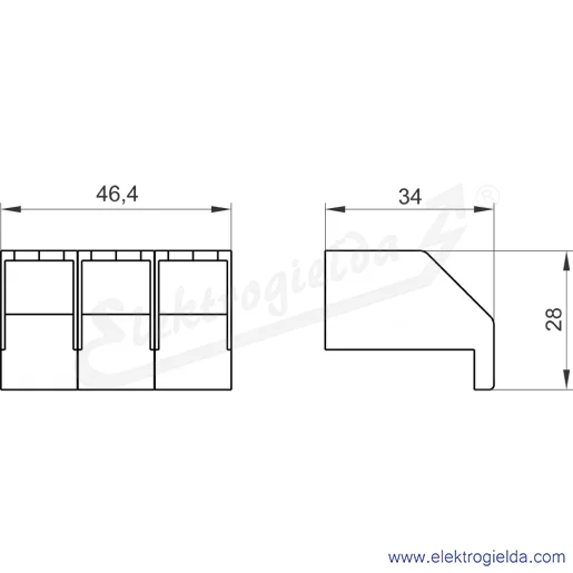 Rysunek wymiarowy Rysunek wymiarowy