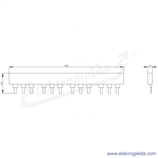 Rysunek wymiarowy Rysunek wymiarowy