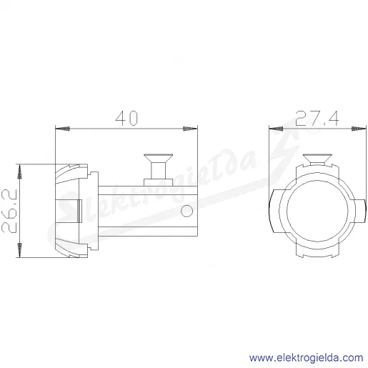 Rysunek wymiarowy Rysunek wymiarowy