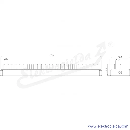 Rysunek wymiarowy Rysunek wymiarowy