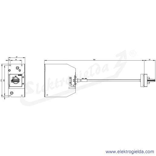 Rysunek wymiarowy Rysunek wymiarowy