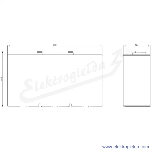 Rysunek wymiarowy Rysunek wymiarowy