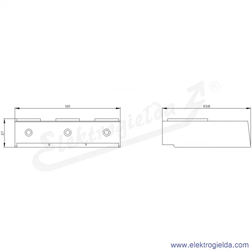 Rysunek wymiarowy Rysunek wymiarowy