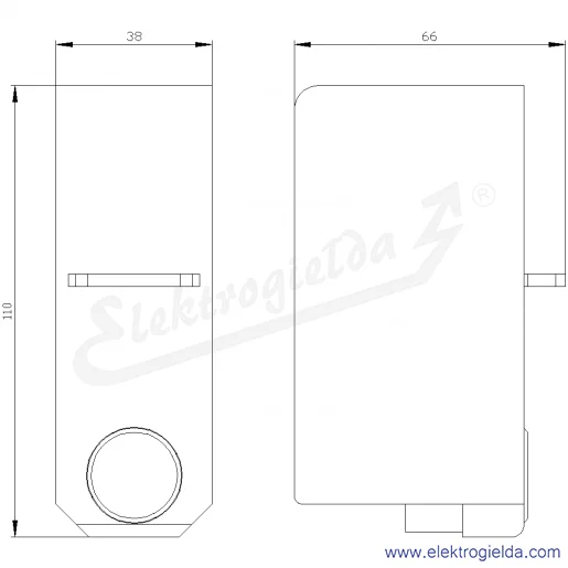 Rysunek wymiarowy Rysunek wymiarowy