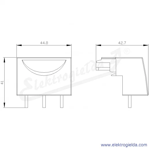 Rysunek wymiarowy Rysunek wymiarowy