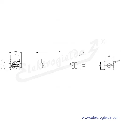 Rysunek wymiarowy Rysunek wymiarowy