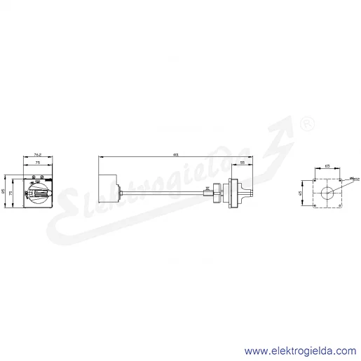 Rysunek wymiarowy Rysunek wymiarowy