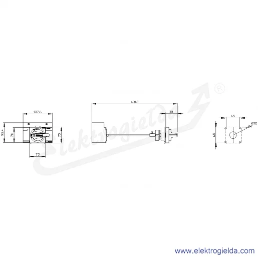 Rysunek wymiarowy Rysunek wymiarowy