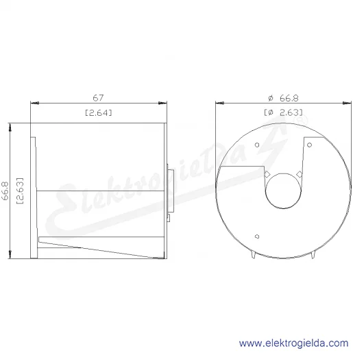 Rysunek wymiarowy Rysunek wymiarowy