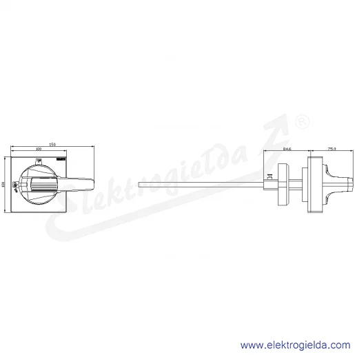 Rysunek wymiarowy Rysunek wymiarowy