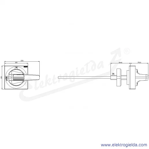 Rysunek wymiarowy Rysunek wymiarowy