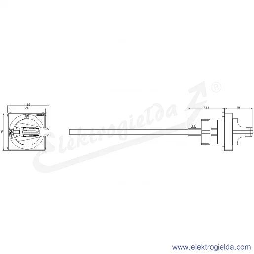 Rysunek wymiarowy Rysunek wymiarowy