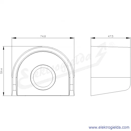 Rysunek wymiarowy Rysunek wymiarowy