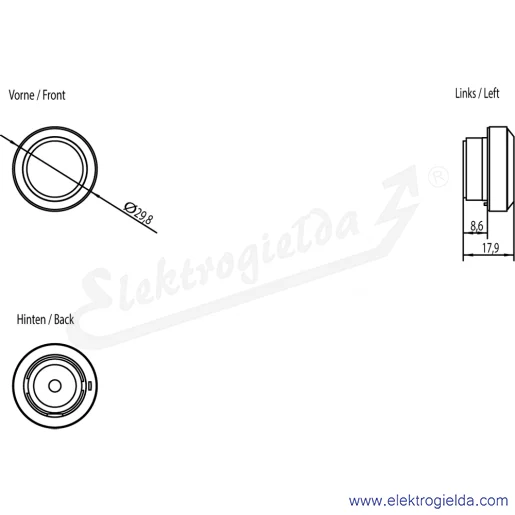 Rysunek wymiarowy Rysunek wymiarowy