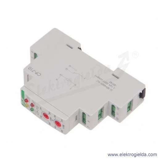 Przekaźnik kontroli napięcia CP 710, 50-450V, Io 10A, montaż na szynie DIN
