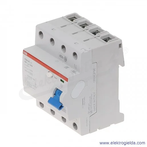 Wyłącznik różnicowoprądowy F204 AC-80/0,03 4P 80A 0,03A typ AC Wyłącznik różnicowoprądowy F204 AC-80/0,03 4P 80A 0,03A typ AC