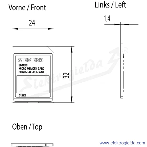 Rysunek wymiarowy Rysunek wymiarowy