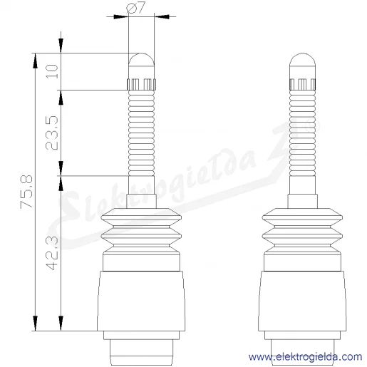 Rysunek wymiarowy Rysunek wymiarowy