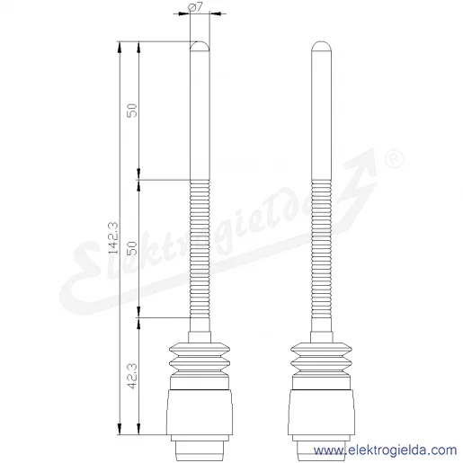 Rysunek wymiarowy Rysunek wymiarowy