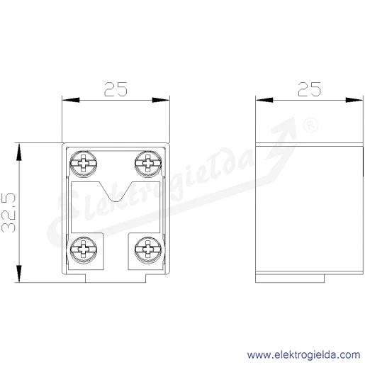 Rysunek wymiarowy Rysunek wymiarowy